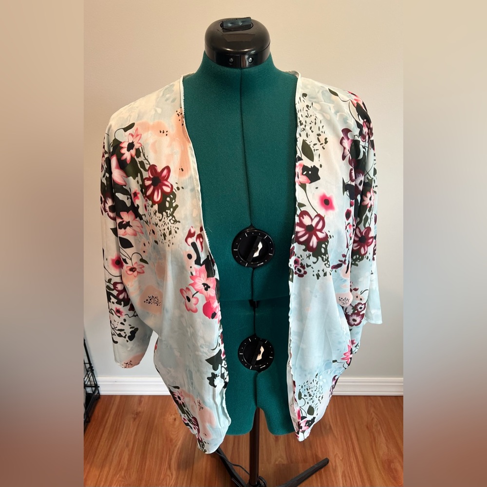 Floral throw
